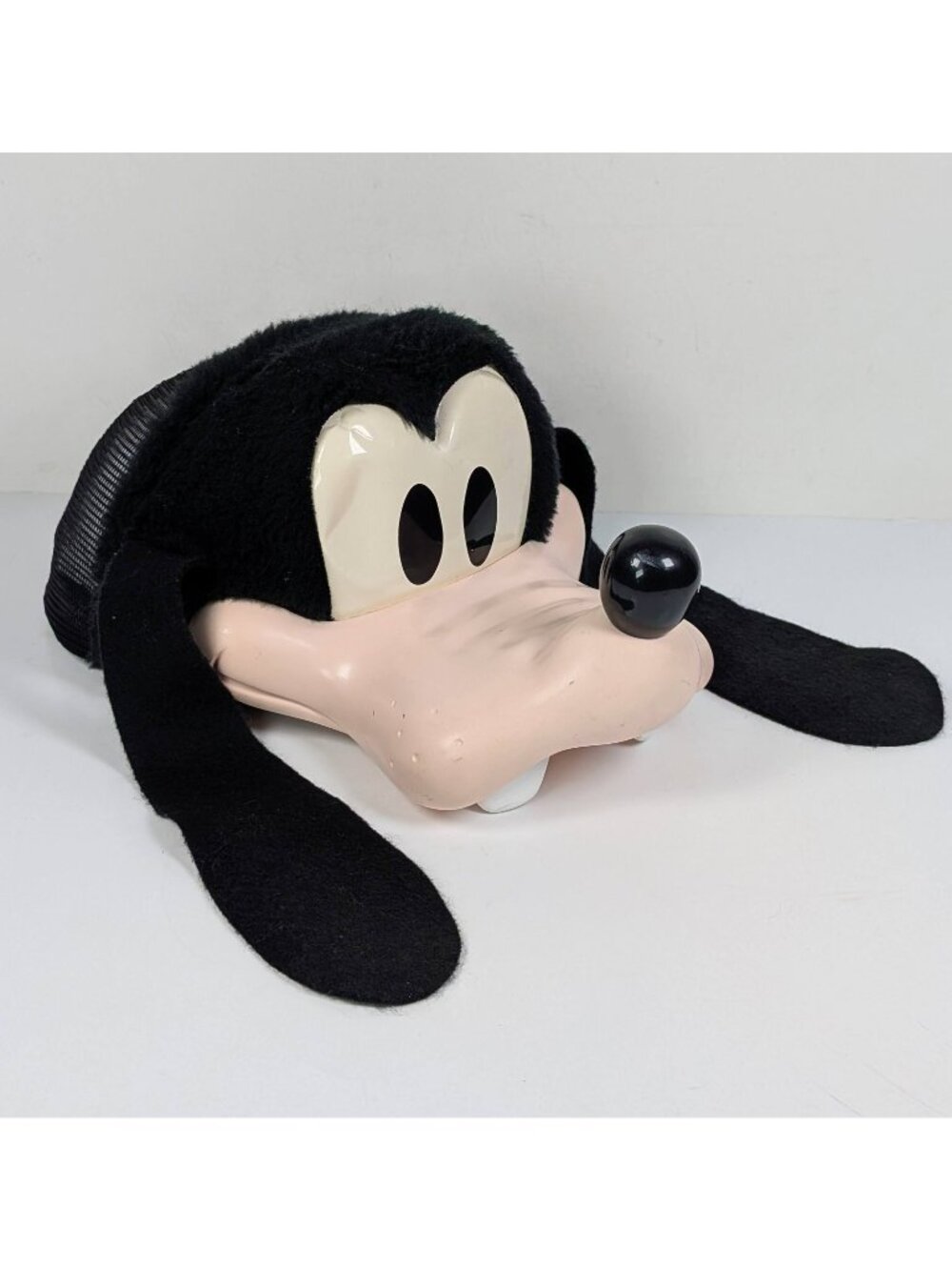 Disney Parks Goofy Snapback Hat Hard Plastic Face USA Made Vintage 90s WDW Mesh